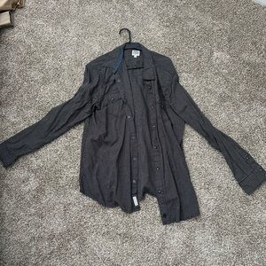 Moon Shine Spirits Black and White Checkered Shirt